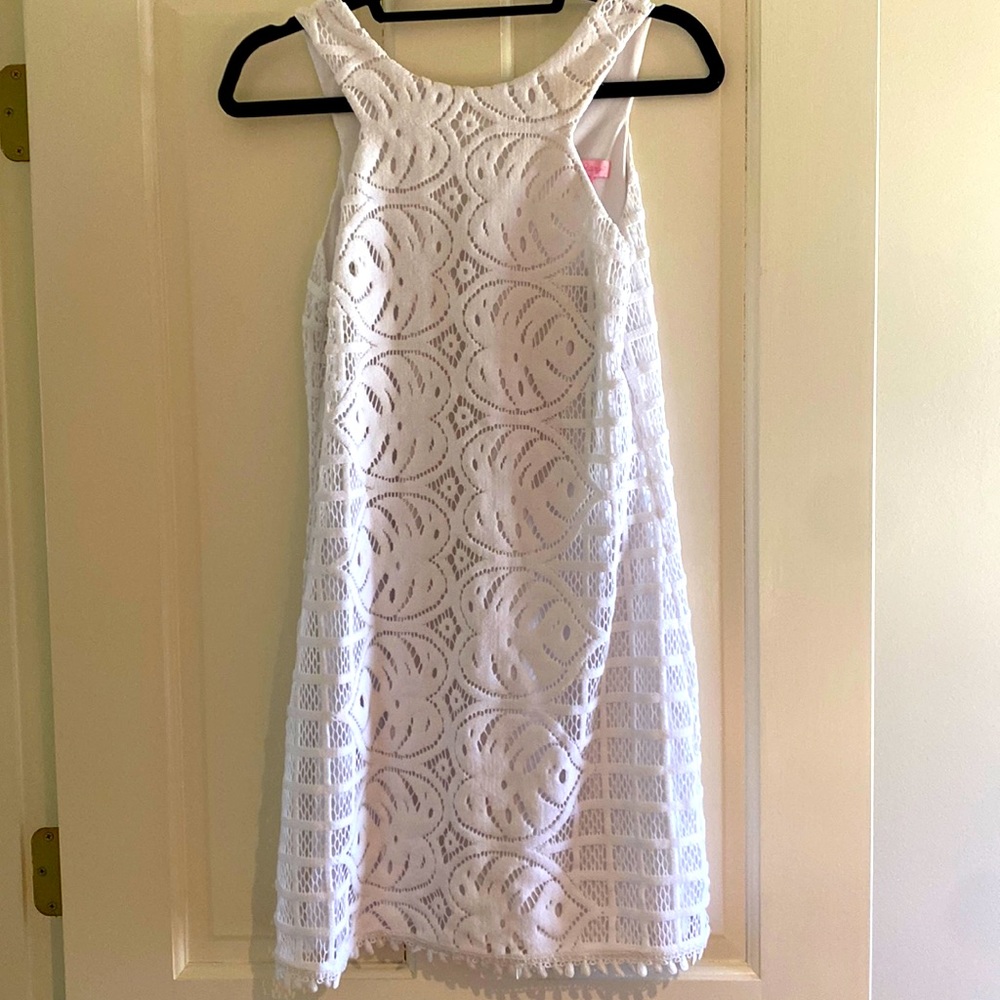 Lilly Pulitzer White Halter Dress